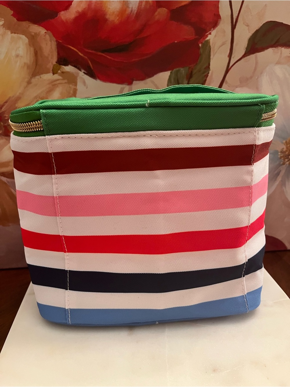 kate spade Multicolor Adventure Stripe Lunch Tote w/Insulated Interior (NWT) - Picture 7 of 12